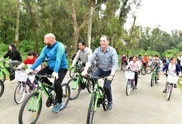 Donaciones de bicicletas en Esteban Echeverría