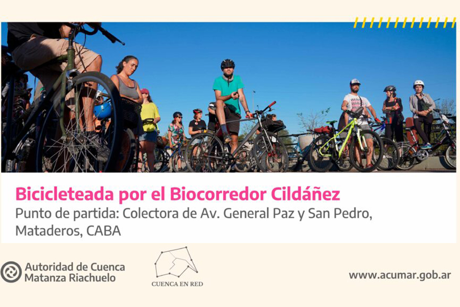 Acumar organiza una bicicleteada por el Biocorredor Cildáñez