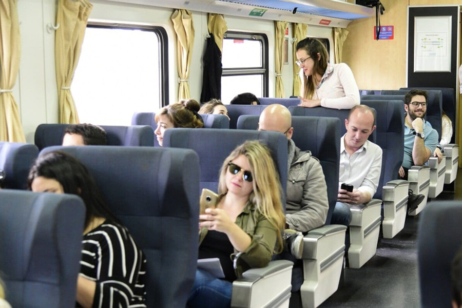 Viajaron en tren de larga distancia más del doble de pasajeros que la Semana Santa anterior a la Pandemia