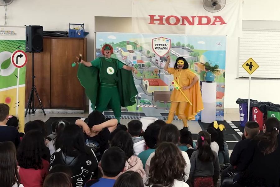Honda educa a los niños en hábitos seguros y responsables