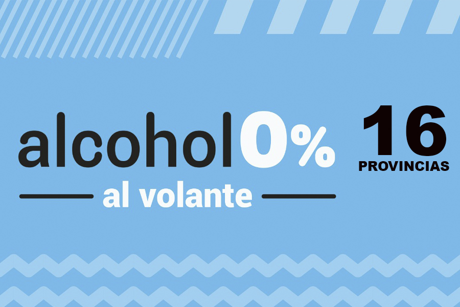 16 son las provincias con alcohol cero al volante
