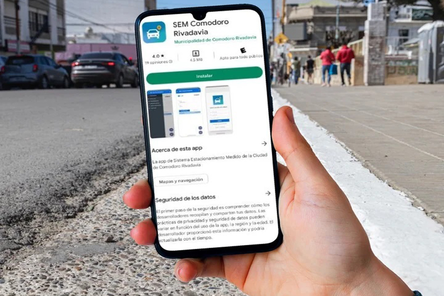 Comodoro Rivadavia puso en acción una nueva aplicación para su estacionamiento medido