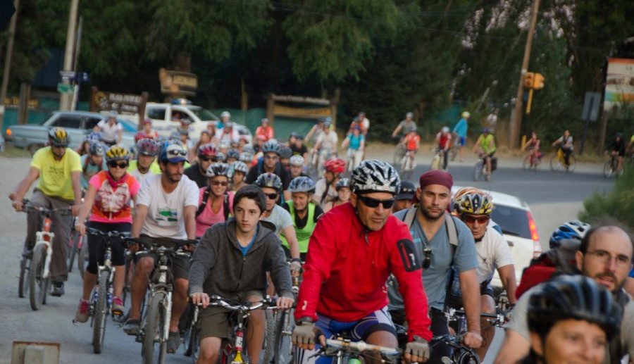 Los ciclistas pidieron por su seguridad en Bariloche