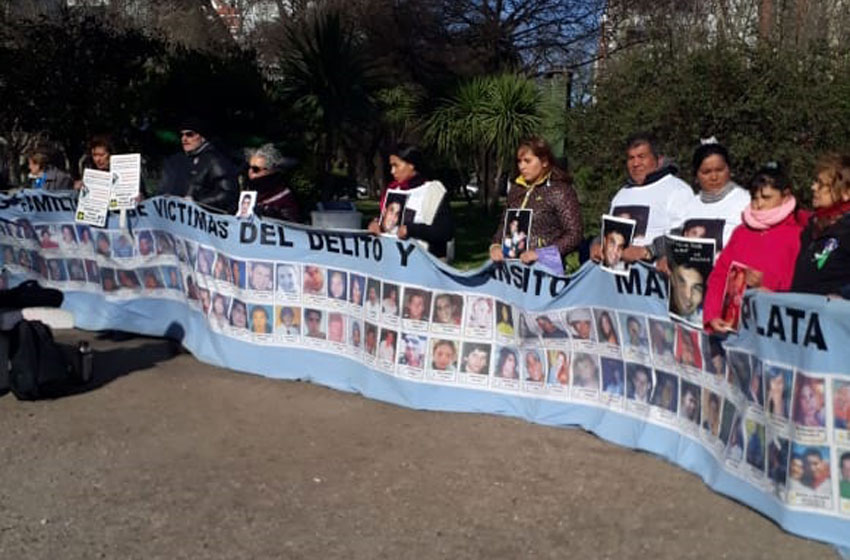 Reclamo en Mar del Plata de familiares de víctimas del tránsito