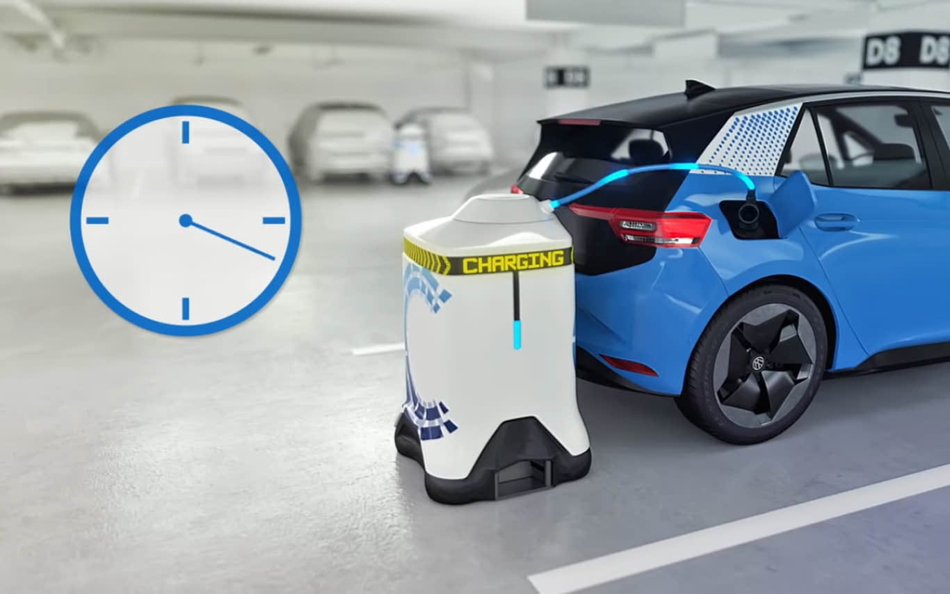 Lanzan al mercado robots para carga autónoma de autos eléctricos