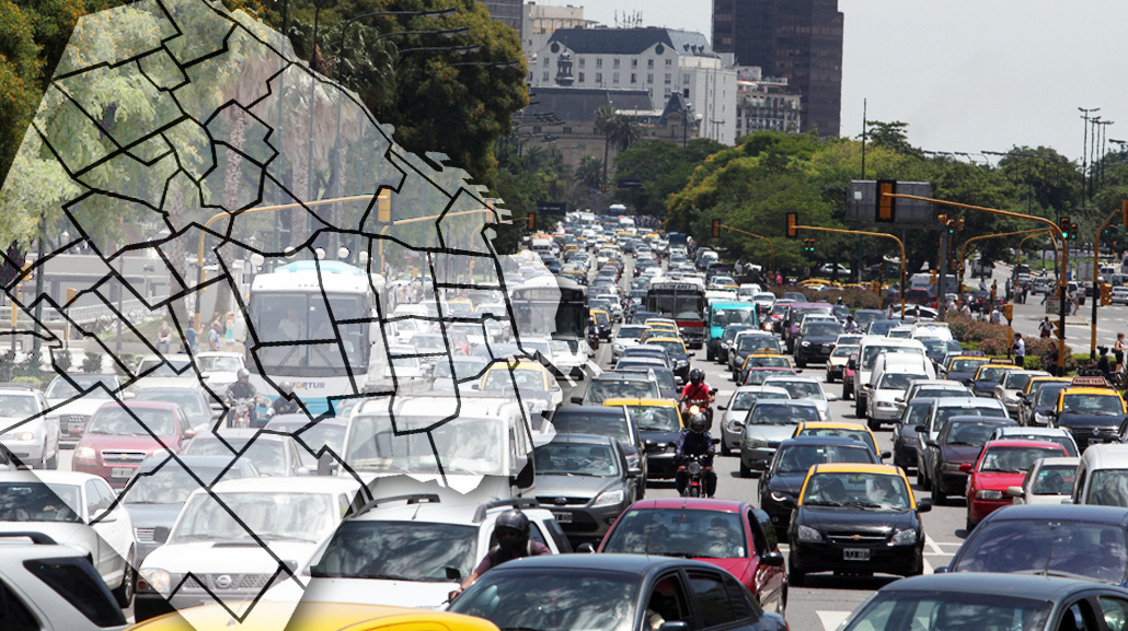 ¿Cuántos autos hay en la Ciudad?: las cifras que explican el colapso de tránsito