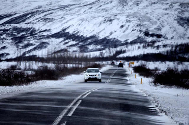 Evaluar los riesgos de conducir en el invierno patagónico